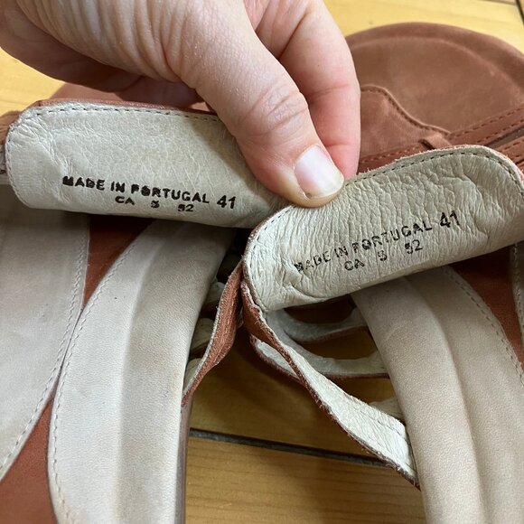 Dansko Topanga Fisherman Sandals Brown Leather Thong Slides EU 41 US 10.5 - Picture 7 of 7